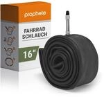 Prophete Fahrradschlauch mit Dunlopventil, passend f&uuml;r 16 x 1,75 bis 16 x 2,25 Zoll,