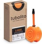 S-Tubo-Schlauch &ndash; Stra&szlig;e &ndash; 700c &ndash; 42-mm-Ventil &ndash; Orange