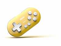 8Bitdo Zero 2 Bluetooth Gamepad For Switchpcmacosandroid (Yellow Edition) [