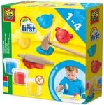 SES Creative | My First Knete mit Werkzeug f&uuml;r Kleinkinder ab 12 Monaten | 3...