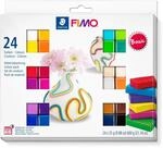 STAEDTLER 8023 C24-1 soft ofenh&auml;rtende Modelliermasse. Kartonetui mit 24...