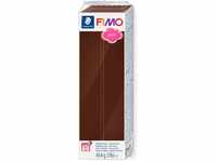 STAEDTLER ofenhärtende Modelliermasse FIMO soft, schokolade, Großblock 454g,...