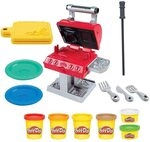 Play-Doh Kitchen Creations Grillstation Spielset f&uuml;r Kinder ab 3 Jahren mit 6 Farben