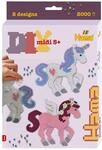 Hama Perlen 3448 Kleines Geschenk-Set Zauberhafte Pferde mit ca. 2.000 bunten...