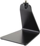 K&M 23250 Design Mikrofon-Tischstativ - Schwarz, Stahl - 12,5 x 13 x 14,2 cm - 3/8