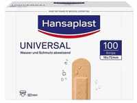 Hansaplast Universal Pflaster (100 Strips), schmutz- und wasserabweisende