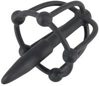 You2Toys Penisplug Glans Cage - schwarzer Dilator f&uuml;r M&auml;nner und Frauen, mit