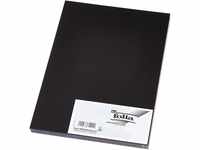 folia 6390 - Tonpapier schwarz, DIN A3, 130 g/qm, 50 Blatt - zum Basteln und