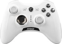 MSI Force GC30 V2 White Kabelloser PC Gamepad Controller - 2,4 GHz, 600mAh Li-Ion