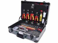 KS Tools 911.0628 1/4" + 1/2 Elektriker-Werkzeugsatz, 128-tlg.