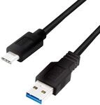 LogiLink CU0169 - USB 3.2 Gen 1x1 Anschlusskabel, USB-A zu USB-C&trade;, Schwarz,...