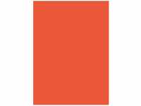 folia 6340 - Tonpapier orange, DIN A3, 130 g/qm, 50 Blatt - zum Basteln und...
