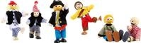 small foot Biegep&uuml;ppchen &bdquo;Piraten im 6er Set aus Holz, Piratenpuppen mit