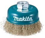 Makita D-39780 Topfb&uuml;rste &Oslash; 90 mm, gewellt, fein, vermessingt, M14 Gewinde