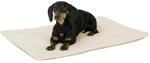 Kerbl Pet Liegekissen Theo, Hundekissen, Katzenkissen, beige, 75x50x3cm, Polyester,