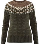 Fj&auml;llr&auml;ven Damen &Ouml;vik Knit Sweater Sweatshirt, Deep Forest, M EU