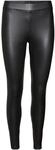 VERO MODA Damen VMGANA MW PL Legging NOOS, Black, XL/34