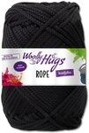 Woolly Hugs Rope Taschengarn (99 schwarz)