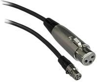 Shure WA3104 Fu&szlig;-Mikrofonadapterkabel, 4-Pin Mini Connector (TA4F) to XLR(F)