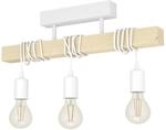 EGLO Deckenlampe Townshend, 3 flammige Vintage Deckenleuchte im Industrial Design,
