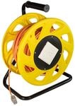 LogiLink CQ3060S Netzwerk Kabeltrommel CAT6A, S/FTP, RJ45 Keystone Buchsen (500...