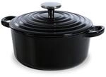 BK Cookware Bourgogne Emailliertes Gusseisen 20cm/2,5 L Schmortopf mit Deckel,