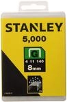 STANLEY Klammern Typ G (8 mm, aus Flachdraht, wiederverschlie&szlig;bare Verpackung, 5000