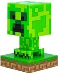 Minecraft Creeper Licht, 3D Lampe - Offiziell lizenziert, Nachtlicht - 12 cm...