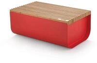 Alessi Mattina BG03 R - Brotkasten aus Edelstahl mit Epoxidharz und Bambusholz,...