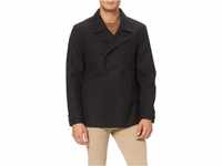 Urban Classics Herren TB4494-Classic PEA Coat Jacke, Black, XL