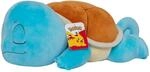 Pok&eacute;mon PKW0220-45cm Schlafendes Pl&uuml;sch - Schiggy, offizielles Pl&uuml;sch