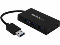 StarTech.com 4 Port USB 3.0 Hub - USB-A zu 3x USB-A und 1x USB-C - Reise USB...