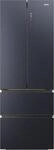 Haier HFW7720ENMB K&uuml;hl-Gefrier-Kombination/French Door/Farbe: Obsidian Black Inox /