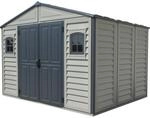 Duramax WoodBridge II PLUS 10.5 x 8 (7.64 m&sup2;) Kunststoff ger&auml;tehaus mit