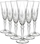 RCR 6X 160ml Melodia Champagnerfl&ouml;ten aus Glas - Wiederverwendbar Hochzeit...