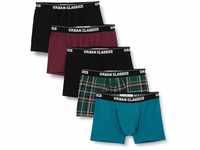 Urban Classics Herren TB4417-Organic Boxer Shorts 5-Pack Boxershorts,