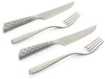 Weber Deluxe Steak-Set, 4-teilig, bestehend aus Messer & Gabel, aus hochwertigem