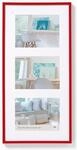 walther design Bilderrahmen rot 3X 15x20 cm Galerie mit Passepartout, New Lifestyle
