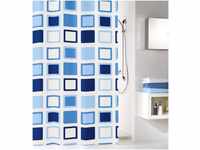 Kleine Wolke textilgesellschaft Duschvorhang, Synthetikfasern, blau azure, 200...