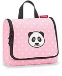 reisenthel toiletbag Kids Panda dots pink - praktischer Kulturbeutel mit Haken,