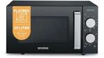 Severin 2-in-1 Mikrowelle mit Grill, 2 Ebenen, flacher Glasboden (Flatbed) statt