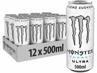 Monster Energy Ultra White - koffeinhaltiger Energy Drink mit sanftem