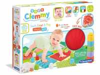 Clementoni Soft Clemmy Sensorische Spielmatten - Mit weichen Bausteinen für...