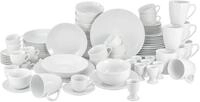 CreaTable, 22700, Serie LUNA weiss, 80-teiliges Geschirrset f&uuml;r 8 Personen,