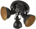 BRILONER - Deckenlampe, Deckenleuchte, Rondell 3 Dreh-und Schwenkbaren Spots Im