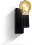 B.K.Licht - Wandleuchte Innen schwenkbar, E27 Fassung, max. 60 Watt, Wandlampe innen,