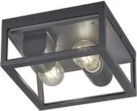 Trio Leuchten Au&szlig;en Deckenleuchte Garonne 601860242, Aluminium Druckguss Anthrazit,