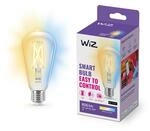WiZ Tunable White LED Lampe, Edison, E27, 60W, 1er-Pack transparentes Vintage Design,