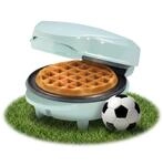 Bestron Mini-Waffeleisen f&uuml;r klassische Waffeln, kleiner Waffelmaker mit