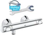GROHE Precision Flow, Duscharmatur wassersparend (Thermostat h&auml;lt Temperatur